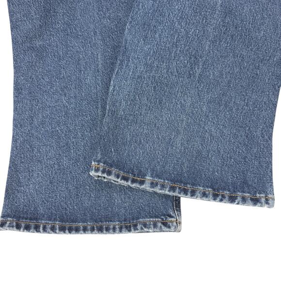 NWT AGOLDE Fran Low Slung Easy Straight Leg Jeans In Dwell Size 34 - Picture 7 of 8